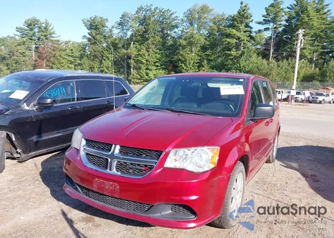2015 Dodge Grand Caravan Se from USA, damaged, VIN 2C4RDGBG7FR586905
